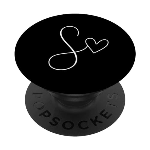 PopSockets Anfangsbuchstabe S Buchstabe S Schreibschrift Herz Linie PopSockets PopGrip: Ausziehbarer Sockel und Griff für Handys/Tablets mit Tauschbarem Top PopSockets Anfangsbuchstabe S Buchstabe S Schreibschrift Herz Linie PopSockets PopGrip: Ausziehbarer Sockel und Griff für Handys/Tablets mit Tauschbarem Top von SimpTronic Tech