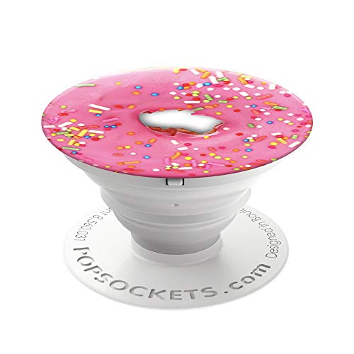 PopSockets - Ausziehbarer (Nicht Austauschbarer) Sockel und Griff für Smartphone und Tablet - Pink Donut von PopSockets