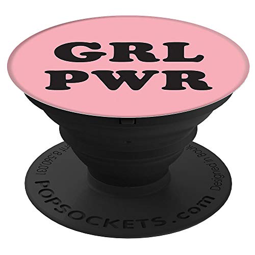 PopSockets Ausziehbarer Sockel und Griff für Smartphone/Tablet Girl Power von PopSockets