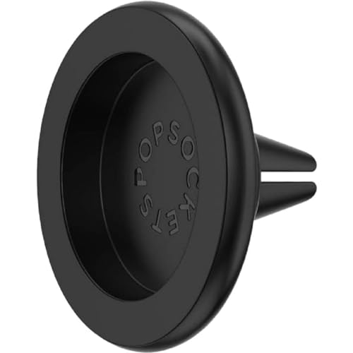 PopSockets Autohalterung Kompatibel mit MagSafe, Magnetische Handyhalterung fürs Auto, Handyhalterung fürs Auto, V2 - Schwarz von PopSockets