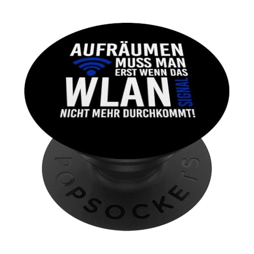 PopSockets Controller Computer Aufräumen muss man erst wenn das Wlan PopSockets PopGrip: Ausziehbarer Sockel und Griff für Handys/Tablets mit Tauschbarem Top von PopSockets