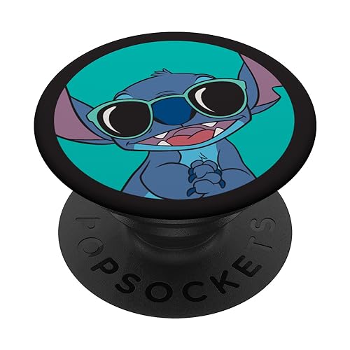 PopSockets Disney Lilo and Stitch Cute Sunglasses - PopSockets Ausziehbarer Sockel und Griff für Smartphones und Tablets PopSockets Disney Lilo and Stitch Cute Sunglasses - PopSockets Ausziehbarer Sockel und Griff für Smartphones und Tablets von Disney
