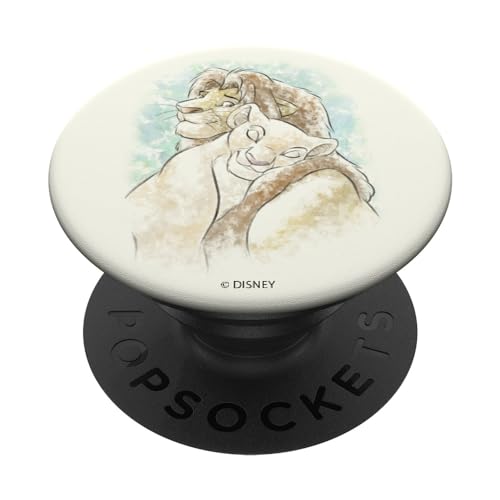 PopSockets Disney The Lion King Simba Nala Snuggle Hug Watercolor PopSockets PopGrip: Ausziehbarer Sockel und Griff für Handys/Tablets mit Tauschbarem Top PopSockets Disney The Lion King Simba Nala Snuggle Hug Watercolor PopSockets PopGrip: Ausziehbarer Sockel und Griff für Handys/Tablets mit Tauschbarem Top von Disney