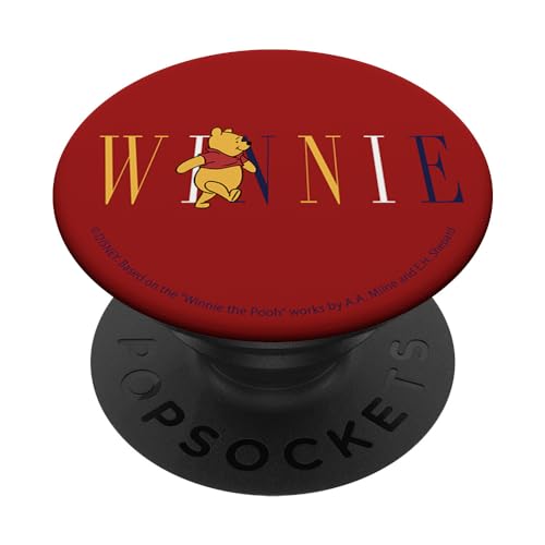 PopSockets Disney Winnie The Pooh Walking Along The Letters PopSockets mit austauschbarem PopGrip PopSockets Disney Winnie The Pooh Walking Along The Letters PopSockets mit austauschbarem PopGrip von Disney