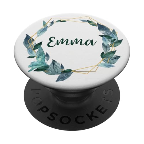 PopSockets Emma personalisierter Name PopSockets PopGrip: Ausziehbarer Sockel und Griff für Handys/Tablets mit Tauschbarem Top von PopSockets