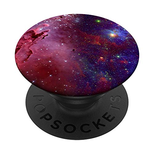 PopSockets Galaxy Nebula Space Weltraum PopSockets PopGrip: Ausziehbarer Sockel und Griff für Handys/Tablets mit Tauschbarem Top von SimpTronic Tech