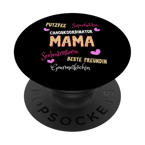 PopSockets Geschenk für die beste Mama zum Muttertag PopSockets PopGrip: Ausziehbarer Sockel und Griff für Handys/Tablets mit Tauschbarem Top von PopSockets