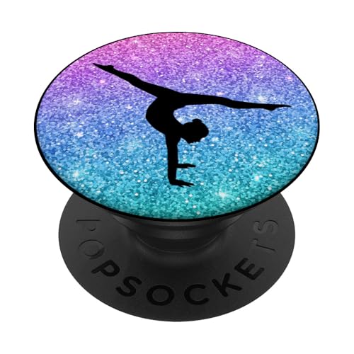 PopSockets Gymnastik Geschenk für Mädchen Jugendliche und Frauen PopSockets PopGrip: Ausziehbarer Sockel und Griff für Handys/Tablets mit Tauschbarem Top von PopSockets