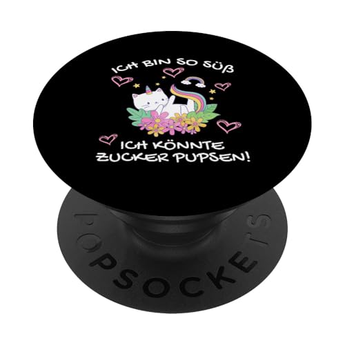 PopSockets Ich Bin So Süß Ich Könnte Zucker Pupsen Katzen Einhorn PopSockets mit austauschbarem PopGrip PopSockets Ich Bin So Süß Ich Könnte Zucker Pupsen Katzen Einhorn PopSockets mit austauschbarem PopGrip von SimpTronic Tech