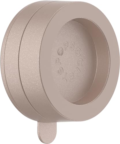 PopSockets Multi-Oberflächen-Saugtelefonhalterung, abnehmbare Oberflächenhalterung, Telefonständer kompatibel mit MagSafe® - Metallic Latte von PopSockets
