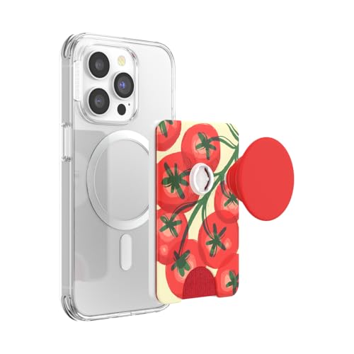 PopSockets Phone Wallet with Expanding Phone Grip, Phone Card Holder - Campari PopSockets Phone Wallet with Expanding Phone Grip, Phone Card Holder - Campari von PopSockets