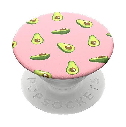 PopSockets PopGrip - Ausziehbarer Sockel und Griff für Smartphones und Tablets mit einem Austauschbarem Top - Avocados Pink von PopSockets