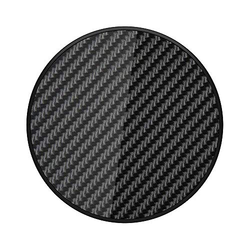 PopSockets PopGrip - Ausziehbarer Sockel und Griff für Smartphones und Tablets mit einem Austauschbarem Top - Carbon Fiber Black von PopSockets