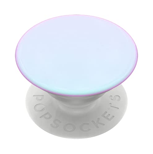 PopSockets PopGrip - Ausziehbarer Sockel und Griff für Smartphones und Tablets mit einem Austauschbarem Top - Color Chrome Mermaid White von PopSockets