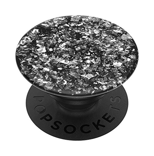 PopSockets PopGrip - Ausziehbarer Sockel und Griff für Smartphones und Tablets mit einem Austauschbarem Top - Foil Confetti Silver von PopSockets