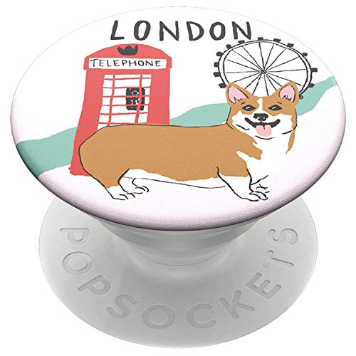 PopSockets PopGrip - Ausziehbarer Sockel und Griff für Smartphones und Tablets mit einem Austauschbarem Top - London von PopSockets