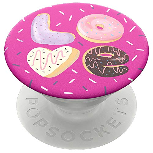 PopSockets PopGrip - Ausziehbarer Sockel und Griff für Smartphones und Tablets mit einem Austauschbarem Top - Love Donut PopSockets PopGrip - Ausziehbarer Sockel und Griff für Smartphones und Tablets mit einem Austauschbarem Top - Love Donut von PopSockets