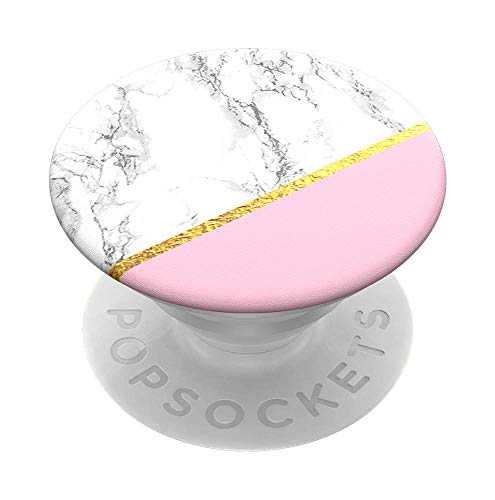 PopSockets PopGrip - Ausziehbarer Sockel und Griff für Smartphones und Tablets mit einem Austauschbarem Top - Marble Chic von PopSockets