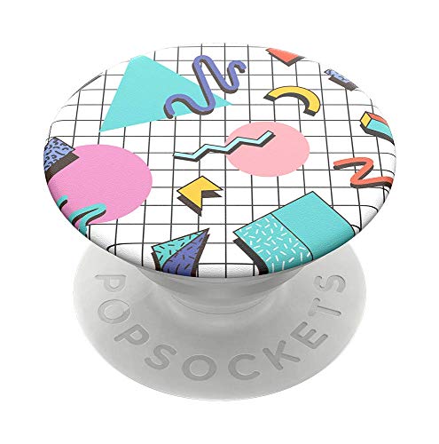 PopSockets PopGrip - Ausziehbarer Sockel und Griff für Smartphones und Tablets mit einem Austauschbarem Top - Memphis Multi von PopSockets