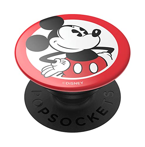 PopSockets PopGrip - Ausziehbarer Sockel und Griff für Smartphones und Tablets mit einem Austauschbarem Top - Mickey Classic von PopSockets