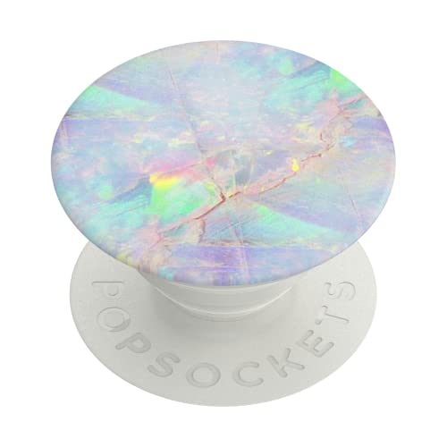 PopSockets PopGrip - Ausziehbarer Sockel und Griff für Smartphones und Tablets mit einem Austauschbarem Top - Opal von PopSockets