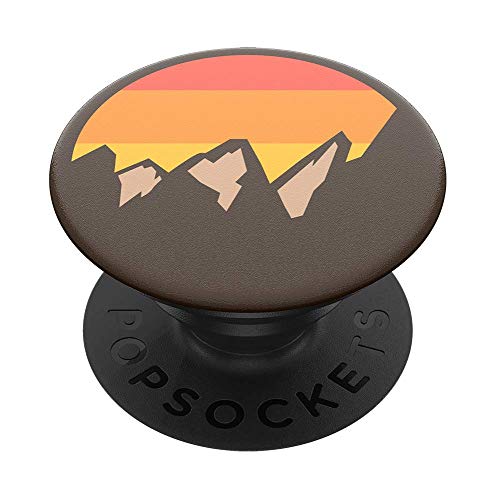 PopSockets PopGrip - Ausziehbarer Sockel und Griff für Smartphones und Tablets mit einem Austauschbarem Top - Peaks Red von PopSockets