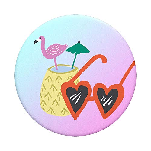 PopSockets PopGrip - Ausziehbarer Sockel und Griff für Smartphones und Tablets mit einem Austauschbarem Top - Poolside von PopSockets