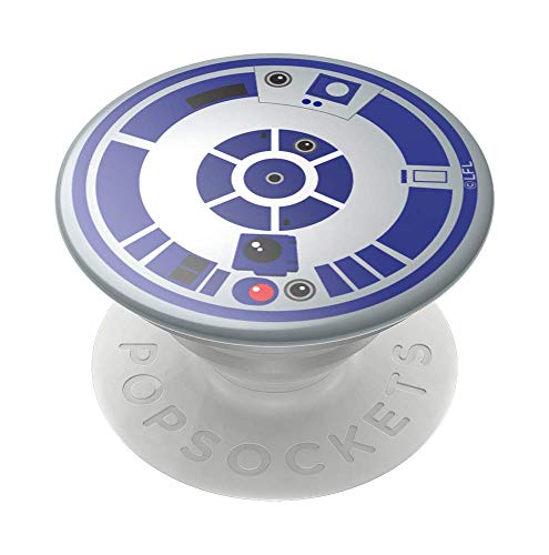 PopSockets PopGrip - Ausziehbarer Sockel und Griff für Smartphones und Tablets mit einem Austauschbarem Top - R2-D2 Icon von PopSockets