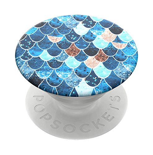 PopSockets PopGrip - Ausziehbarer Sockel und Griff für Smartphones und Tablets mit einem Austauschbarem Top - Really Mermaid von PopSockets