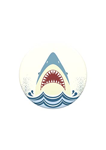 PopSockets PopGrip - Ausziehbarer Sockel und Griff für Smartphones und Tablets mit einem Austauschbarem Top - Shark Jump von PopSockets