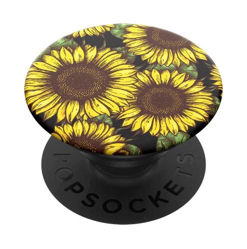 PopSockets PopGrip - Ausziehbarer Sockel und Griff für Smartphones und Tablets mit einem Austauschbarem Top - Sunflower Power PopSockets PopGrip - Ausziehbarer Sockel und Griff für Smartphones und Tablets mit einem Austauschbarem Top - Sunflower Power von PopSockets