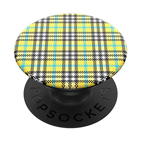 PopSockets PopGrip - Ausziehbarer Sockel und Griff für Smartphones und Tablets mit einem Austauschbarem Top - Yellow Tartan PopSockets PopGrip - Ausziehbarer Sockel und Griff für Smartphones und Tablets mit einem Austauschbarem Top - Yellow Tartan von PopSockets