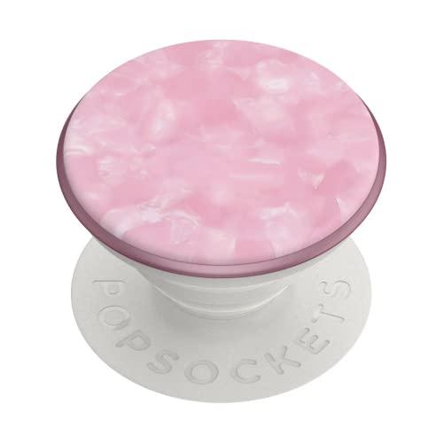 PopSockets PopGrip - Ausziehbarer Sockel und Griff mit einem Austauschbarem Top für Smartphones und Tablets - Acetate Pink Rose von PopSockets