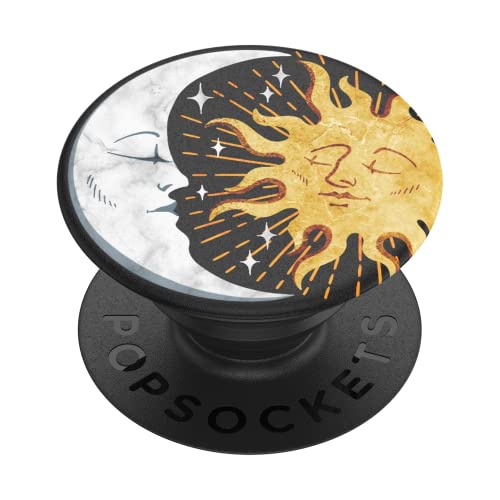 PopSockets PopGrip - Ausziehbarer Sockel und Griff mit einem Austauschbarem Top für Smartphones und Tablets - Sun and Moon von PopSockets