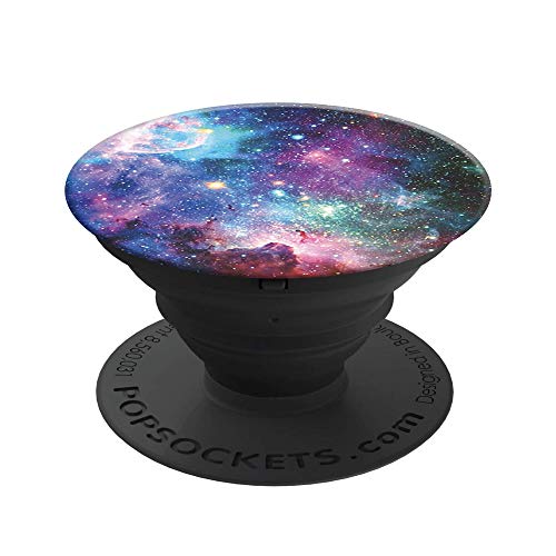 PopSockets PopGrip - [Nicht Austauschbarer] Ausziehbarer Sockel und Griff für Smartphones and Tablets - Blue Nebula von PopSockets