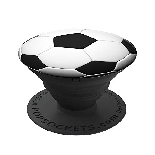 PopSockets PopGrip - [Nicht Austauschbarer] Ausziehbarer Sockel und Griff für Smartphones and Tablets - Soccer von PopSockets