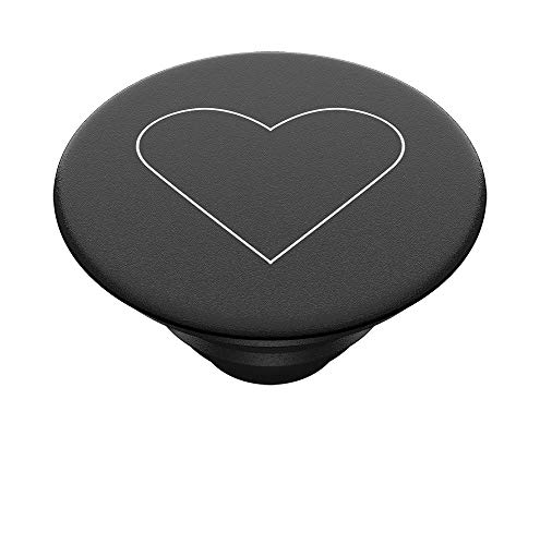 PopSockets PopTop - Austauschbaren Top für Deinen Austauschbaren PopGrip - White Heart Black von PopSockets