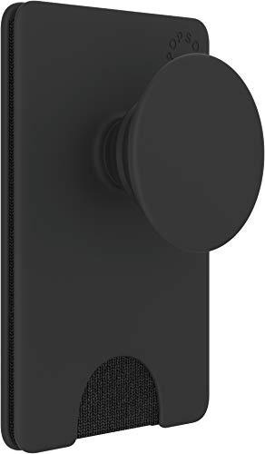 PopSockets PopWallet+ mit Integriertem Austauschbarem PopTop - Black von PopSockets