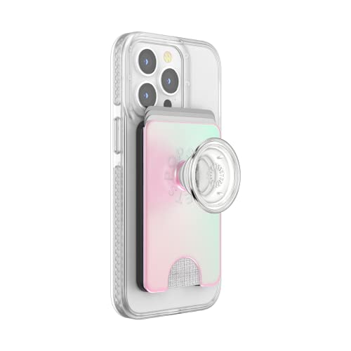 PopSockets PopWallet+ mit Integriertem Austauschbarem PopTop für Smartphones und Tablets - Mermaid Pink von PopSockets