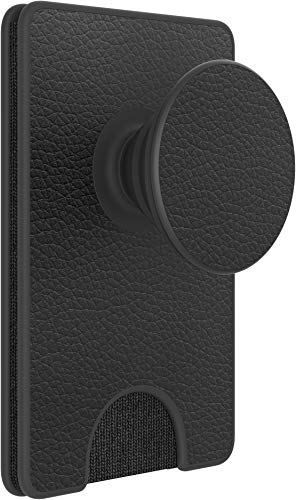 PopSockets PopWallet+ mit Integriertem Austauschbarem PopTop für Smartphones und Tablets - Pebbled Vegan Leather von PopSockets