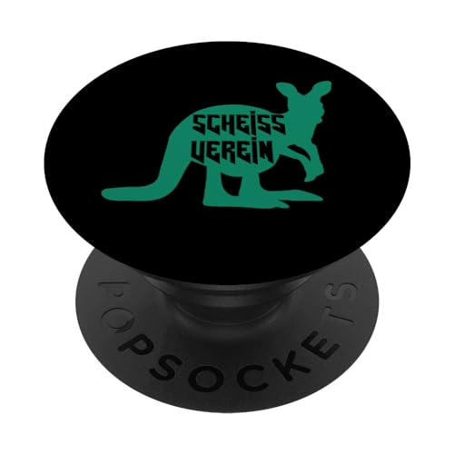 PopSockets Scheiß Verein - Känguru, Kommunist, Beuteltier, Australien PopSockets mit austauschbarem PopGrip von PopSockets