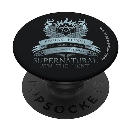 PopSockets Supernatural Saving People Hunting Things PopSockets PopGrip: Ausziehbarer Sockel und Griff für Handys/Tablets mit Tauschbarem Top PopSockets Supernatural Saving People Hunting Things PopSockets PopGrip: Ausziehbarer Sockel und Griff für Handys/Tablets mit Tauschbarem Top von Supernatural