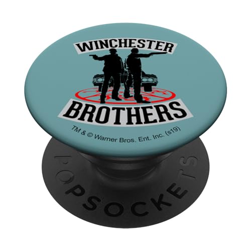PopSockets Supernatural Winchester Brothers PopSockets PopGrip: Ausziehbarer Sockel und Griff für Handys/Tablets mit Tauschbarem Top von Supernatural