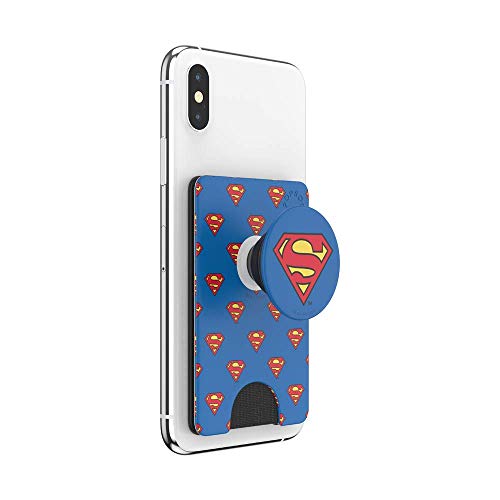 PopSockets Telefon-Geldbörse mit expandierendem Telefongriff, Telefonkartenhalter - Superman Pattern PopSockets Telefon-Geldbörse mit expandierendem Telefongriff, Telefonkartenhalter - Superman Pattern von PopSockets