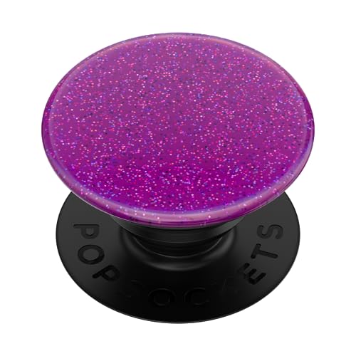 ​​PopSockets Telefongriff mit erweiterbarem Ständer, PopSockets für Telefon - Glitter Confetti Purple Haze von PopSockets