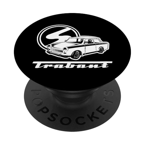 PopSockets Trabant Logo Trabi Auto Trabant 601 PopSockets mit austauschbarem PopGrip von PopSockets