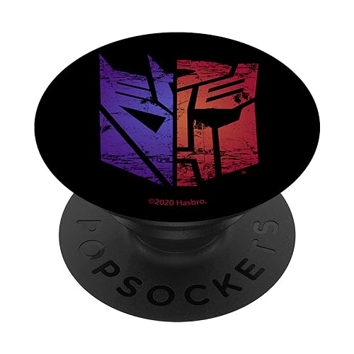 PopSockets Transformers Autobots And Decepticons Split PopSockets PopGrip: Ausziehbarer Sockel und Griff für Handys/Tablets mit Tauschbarem Top PopSockets Transformers Autobots And Decepticons Split PopSockets PopGrip: Ausziehbarer Sockel und Griff für Handys/Tablets mit Tauschbarem Top von Transformers