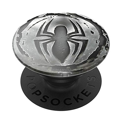 PopSockets - austauschbarer, Ausziehbarer Sockel und Griff für Smartphones und Tablets - Spider Man Monochrome von PopSockets