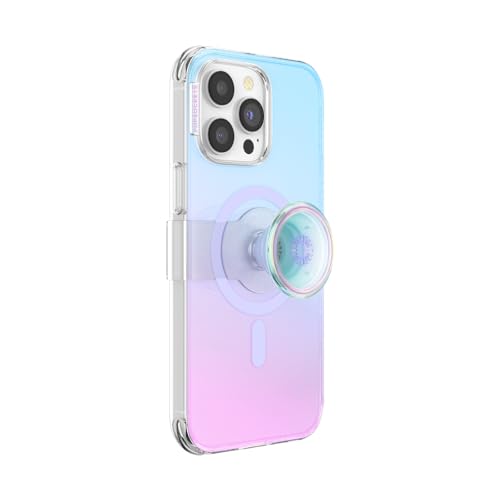PopSockets iPhone 14 Pro Max Hülle mit Handygriff und Slide kompatibel mit MagSafe, Handyhülle für iPhone 14 Pro Max, kabellos aufladbar - Iridescent PopSockets iPhone 14 Pro Max Hülle mit Handygriff und Slide kompatibel mit MagSafe, Handyhülle für iPhone 14 Pro Max, kabellos aufladbar - Iridescent von PopSockets