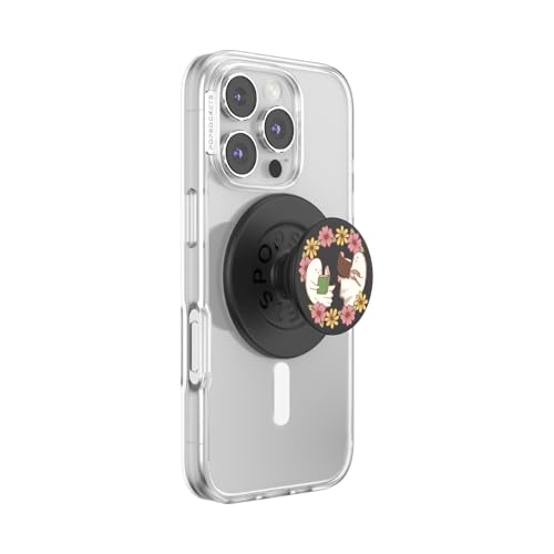 PopSockets runder Telefongriff kompatibel mit MagSafe, Adapterring im Lieferumfang enthalten, Telefonhalter, kabelloses Laden kompatibel - Bookish Besties PopSockets runder Telefongriff kompatibel mit MagSafe, Adapterring im Lieferumfang enthalten, Telefonhalter, kabelloses Laden kompatibel - Bookish Besties von PopSockets